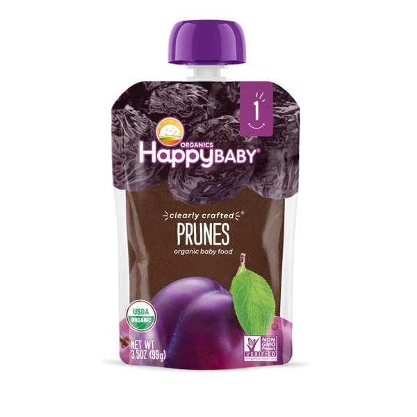 Food & Formula Happy Baby Organics Clearly Crafted Stage 1 Prunes Pouch hero