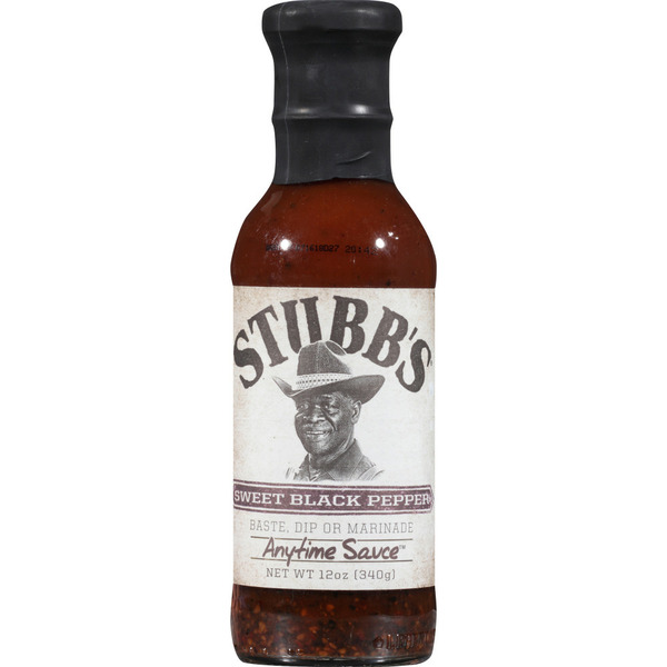 Marinades & Meat Preparation Stubb's® Sweet Black Pepper Anytime Sauce hero