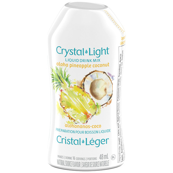 Cocoa & Drink Mixes Crystal Light Liquid Drink Mix, Aloha Pineapple Coconut hero