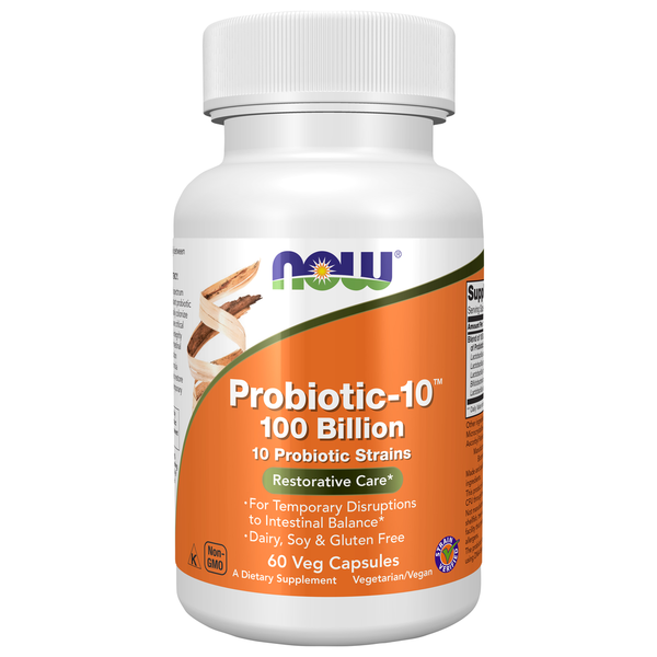 Dietary Supplements NOW ProbiotiC 10™ 100 Billion hero