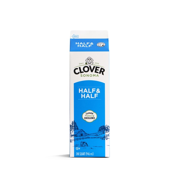 Cream Clover Sonoma Conventional Half & Half Quart hero