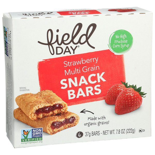 Breakfast Bars & Pastries FIELD DAY Cereal Bars, Strawberry, Fruit & Grain hero