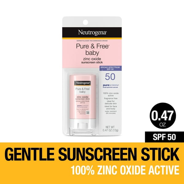 Facial Care Neutrogena Pure & Free Baby Mineral Sunscreen Stick, SPF 50 hero