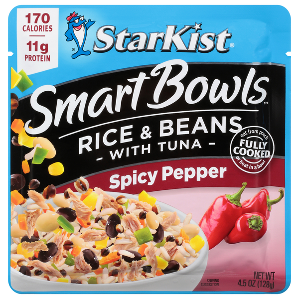 Canned Meat & Seafood StarKist Rice & Beans, Spicy Pepper, with Tuna hero