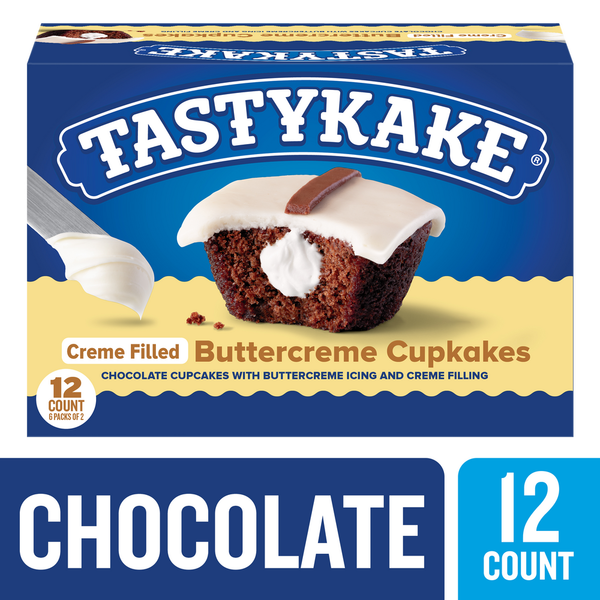 Breakfast Breads, Donuts & More Tastykake Cupkakes, Buttercreme, Creme Filled hero