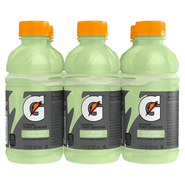 Fresh Vegetables Gatorade Thirst Quencher, Lime Cucumber hero