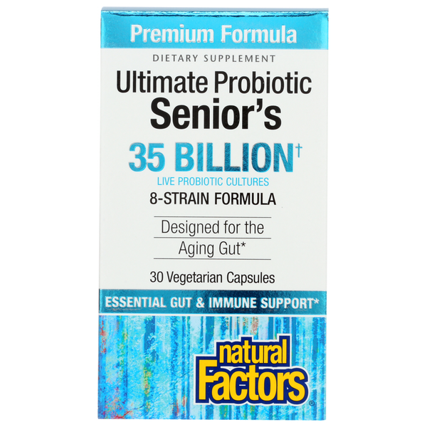 Vitamins & Supplements Natural Factors Ultimate Probiotic Senior's 35 Billion hero