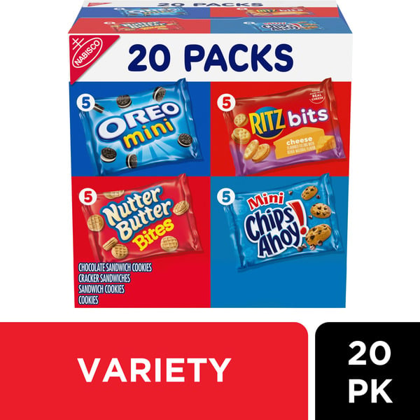 Cookies & Cakes Nabisco Variety Pack Classic Mix Cookies & Crackers, 5 Varieties hero