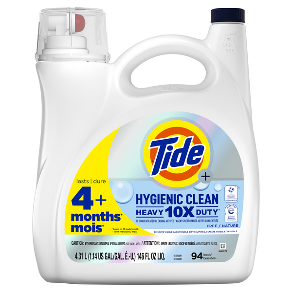 Laundry Tide Free Liquid Laundry Detergent, Unscented hero