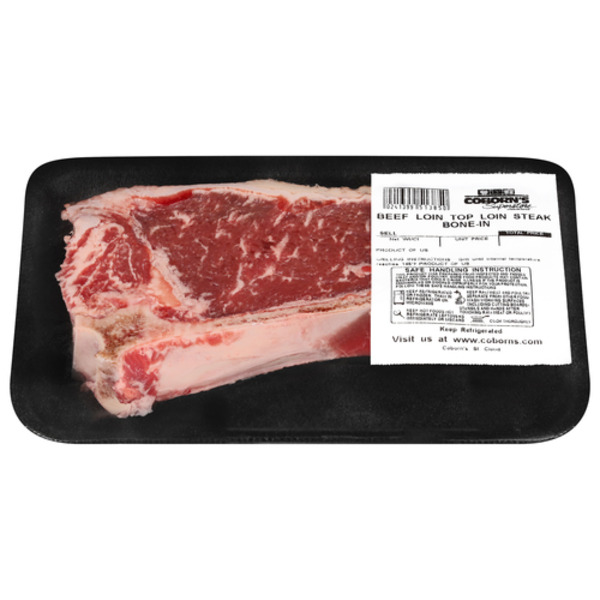 Meat Counter Four Brothers Bone In New York Strip Steak hero