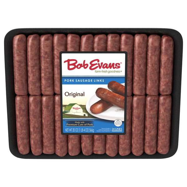 Lunch Meat Bob Evans Farms Pork Sausage Links, Original hero