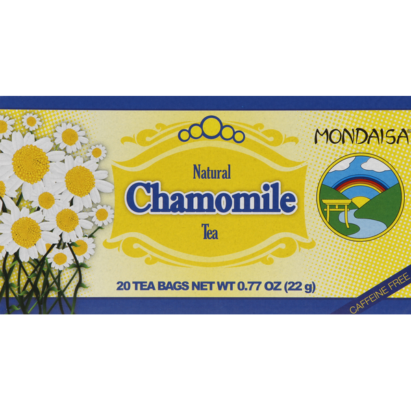 Latino Foods Mondaisa Tea, Natural, Chamomile, Caffeine Free, Bags hero