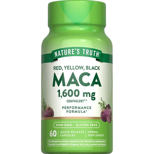 Vitamins & Supplements Nature's Truth Maca Capsules hero