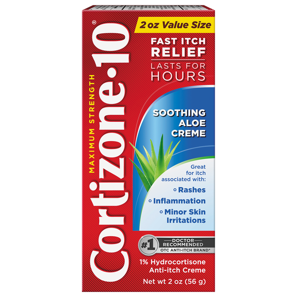 First Aid Cortizone 10 Anti-Itch Creme, Maximum Strength, Value Size hero