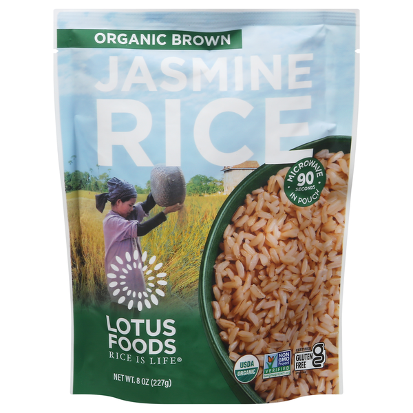 Grains, Rice & Dried Goods Lotus Foods Jasmine Rice, Organic Brown hero