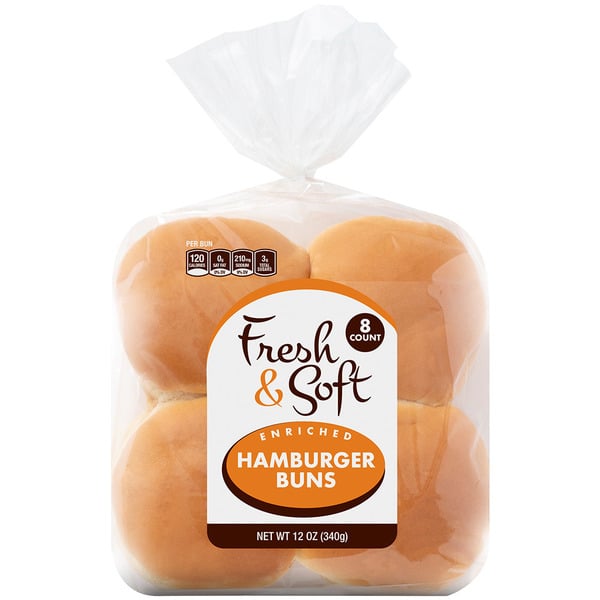 Fresh & Soft  Enriched Hamburger Buns hero