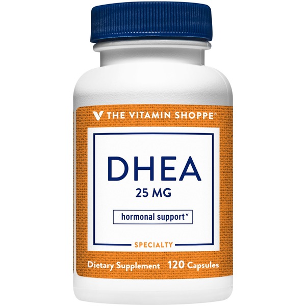 Healthy Aging The Vitamin Shoppe DHEA Hormonal Support - 25 MG (120 Capsules) hero