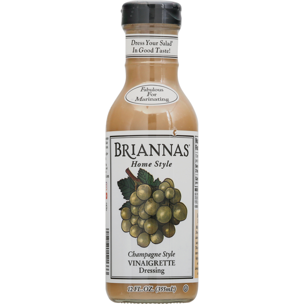 Salad Dressing & Toppings BRIANNAS Vinaigrette Dressing, Champagne Style hero