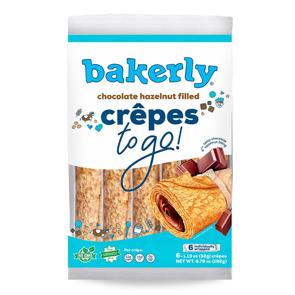 Cookies & Cakes bakerly Chocolate Hazelnut Filled Crepes To-Go hero