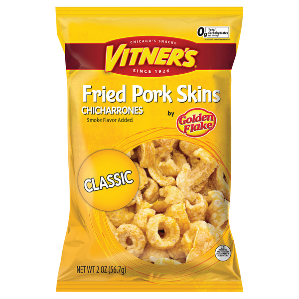 Chips & Pretzels Vitner's Chicharrones, Classic hero