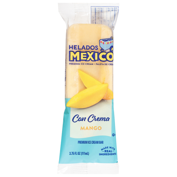 Frozen Dessert Helados Mexico Ice Cream Bar, Premium, Mango hero