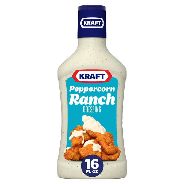 Salad Dressing & Toppings Kraft Peppercorn Ranch Salad Dressing hero