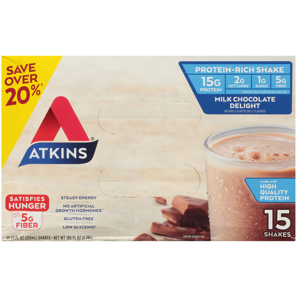 Milk Atkins Milk Chocolate Delight Shakes hero