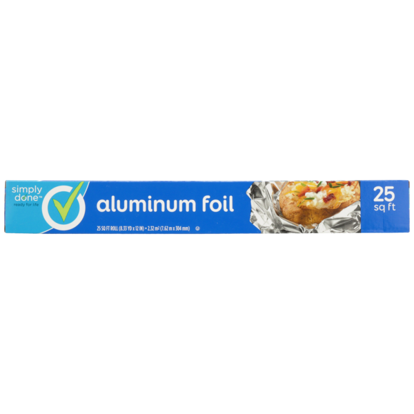 Food Storage Simply Done Aluminum Foil 12" Wide hero