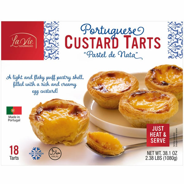 Frozen Appetizers & Sides La Vie Baked Custard Tarts, 38.1 oz hero