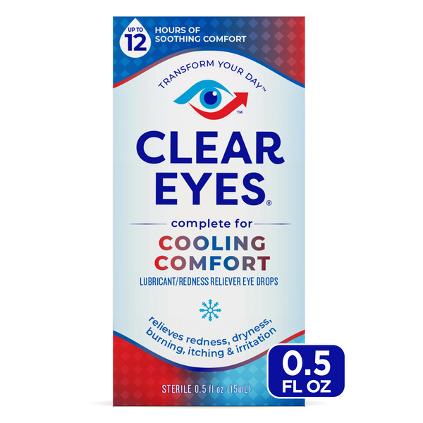 Eye & Ear Care Clear Eyes Eye Drops Cooling Comfort hero