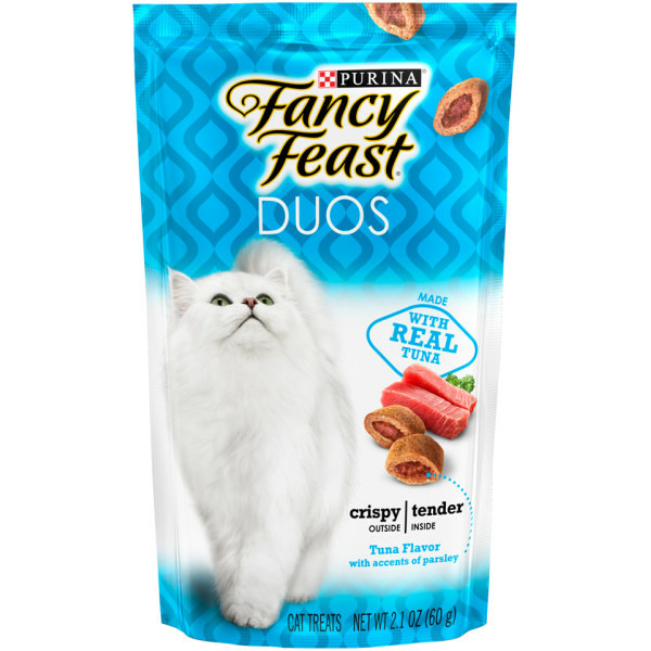 Cat Food & Care Purina Fancy Feast Cat Treats, Duos Tuna Flavor With Accents of Parsley hero