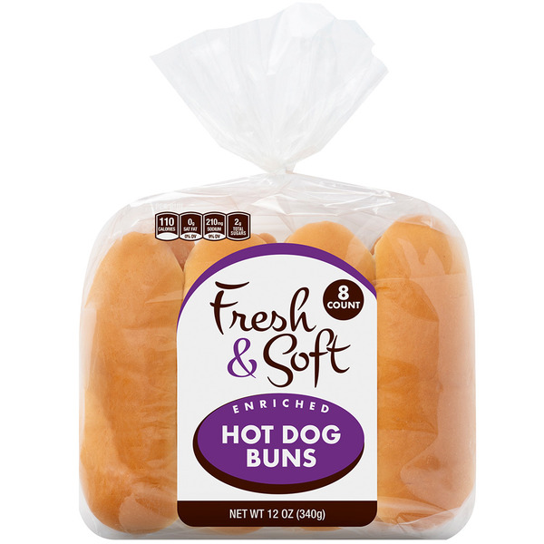 Buns & Rolls Fresh & Soft  Enriched Hot Dog Buns hero