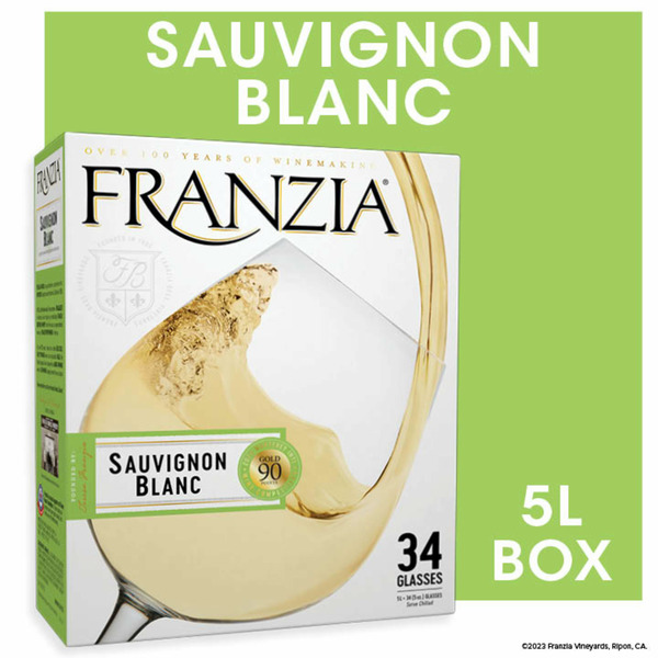 Boxed & Packaged Wine Franzia Sauvignon Blanc White Wine hero