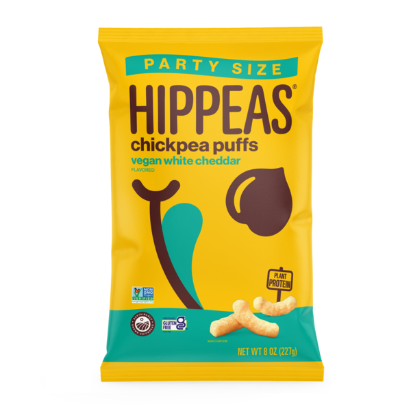 Candy & Chocolate HIPPEAS Chickpea Puffs, Vegan White Cheddar hero