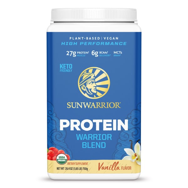 Plant Based Protein Sunwarrior Warrior Blend Vanilla hero