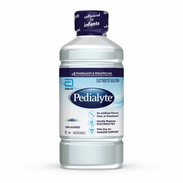 Baby First Aid & Vitamins Pedialyte Electrolyte Solution, Unflavored hero