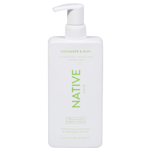 Hair Care Native Volumizing Conditioner, Cucumber & Mint hero