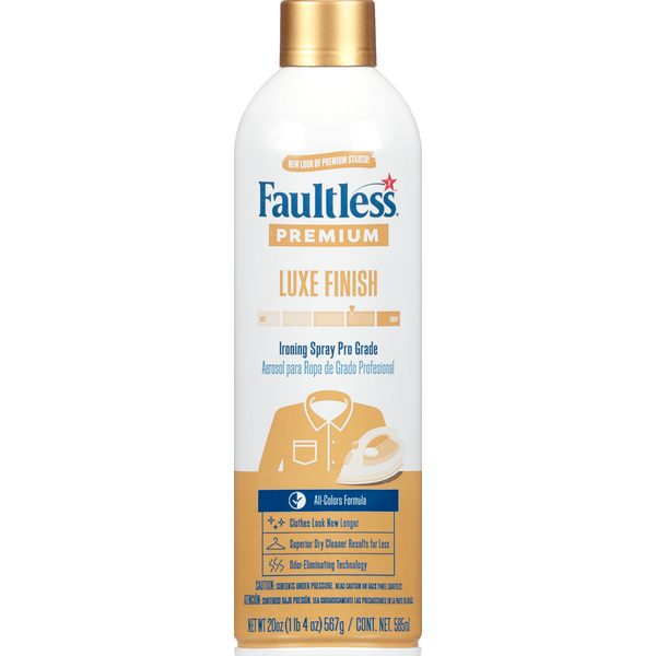 Laundry Faultless Ironing Spray, Premium, Luxe Finish, Pro Grade hero