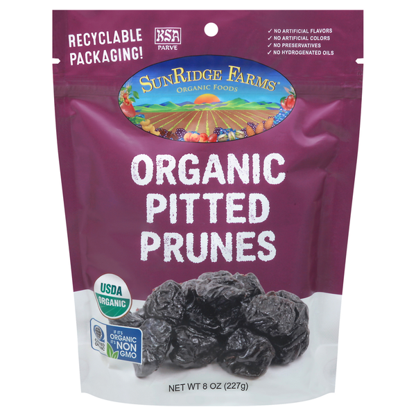 Nuts, Seeds & Dried Fruit SunRidge Farms Pitted Prunes, Organic hero