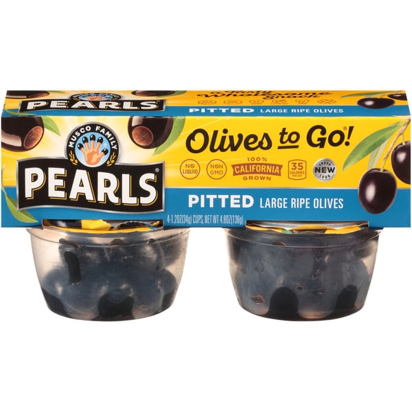 Pickled Goods & Olives Pearls Olives, Pitted, Large Ripe hero