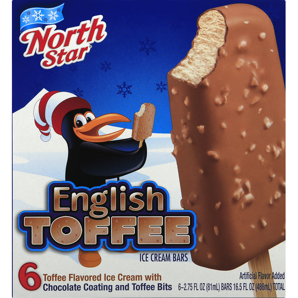 Ice Cream & Ice North Star Ice Cream Bars, English Toffee hero