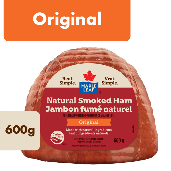 Lunch Meat Maple Leaf Original Natural Smoked Ham hero