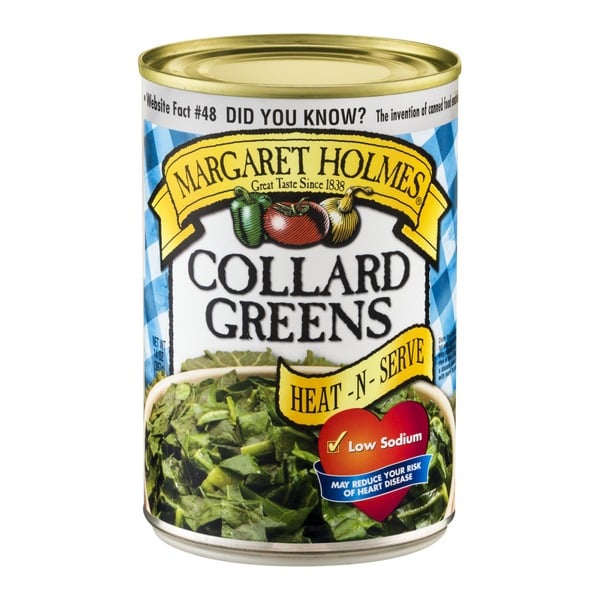 Canned & Jarred Vegetables Margaret Holmes Chopped Collard Greens hero