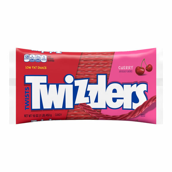 Candy & Chocolate Twizzlers Cherry Flavored Licorice Style Low Fat Candy hero