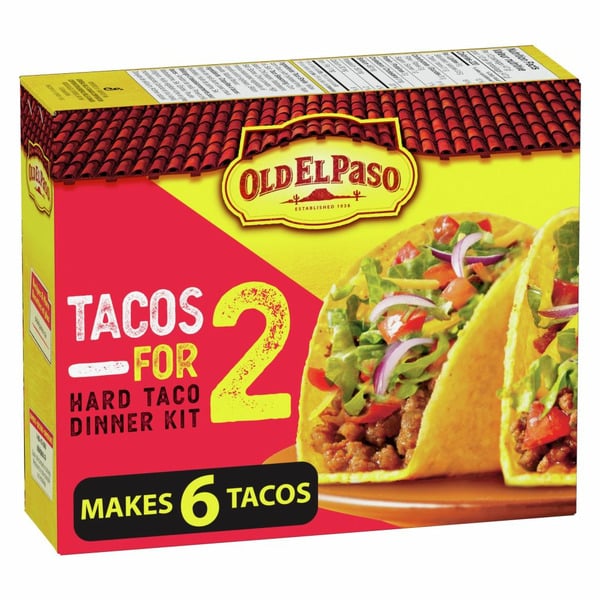 Tortillas & Flat Bread Old El Paso Tacos for 2 Hard Taco Dinner Kit hero