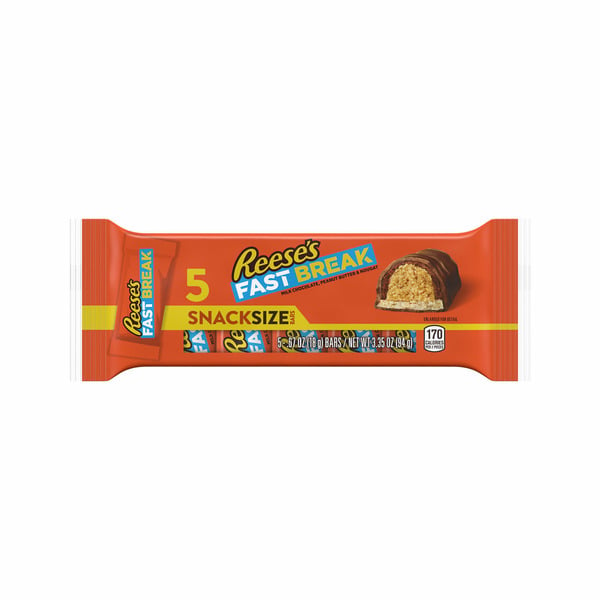 Candy & Chocolate Reese's Milk Chocolate, Peanut Butter and Nougat Snack Size Candy hero