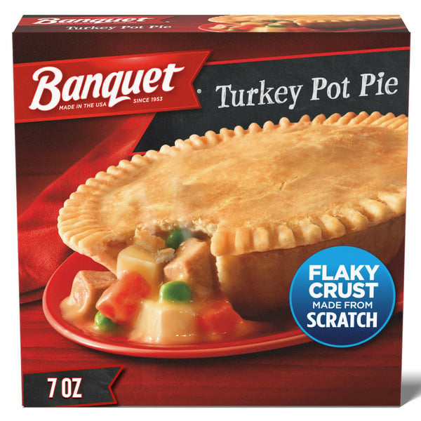 Frozen Individual Meals Banquet Turkey Pot Pie hero