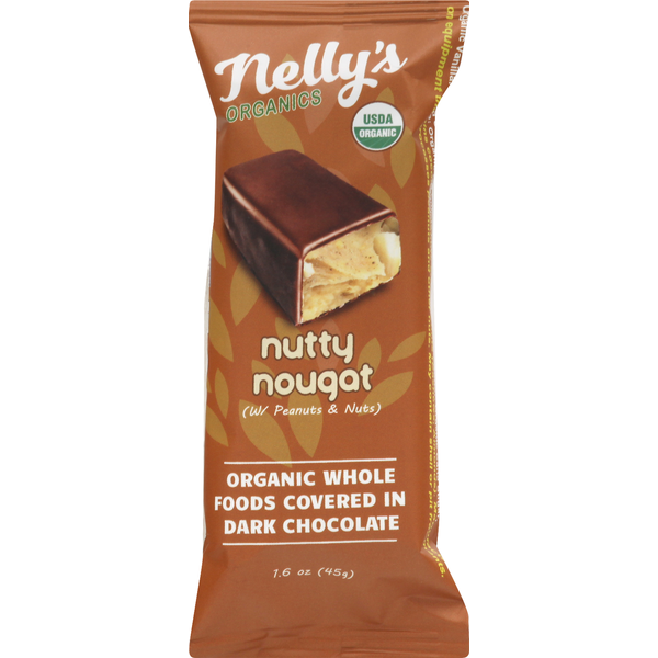 Refrigerated Deli Nelly's Organics Nutty Nougat, with Peanuts & Nuts, Organic, hero