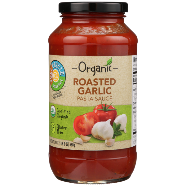 Condiments Full Circle Roasted Garlic Pasta Sauce hero