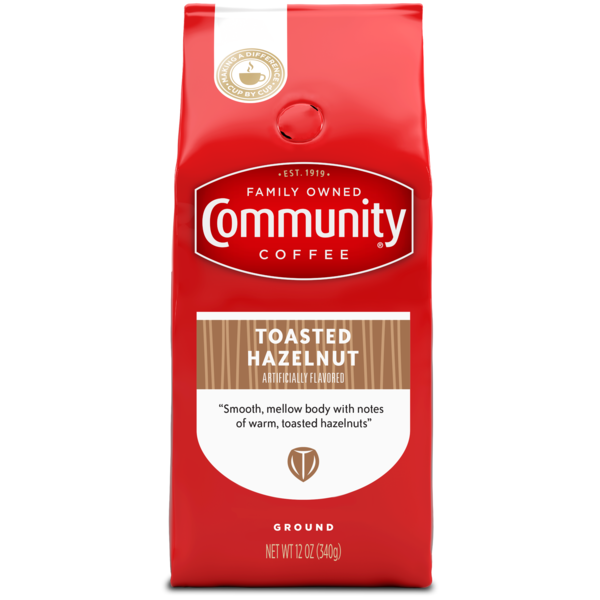 Coffee Community Coffee Toasted Hazelnut Ground Coffee hero